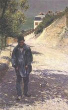 Haga click para ver la imagen ampliada gustave caillebotte - claude monet walking 1884.jpg